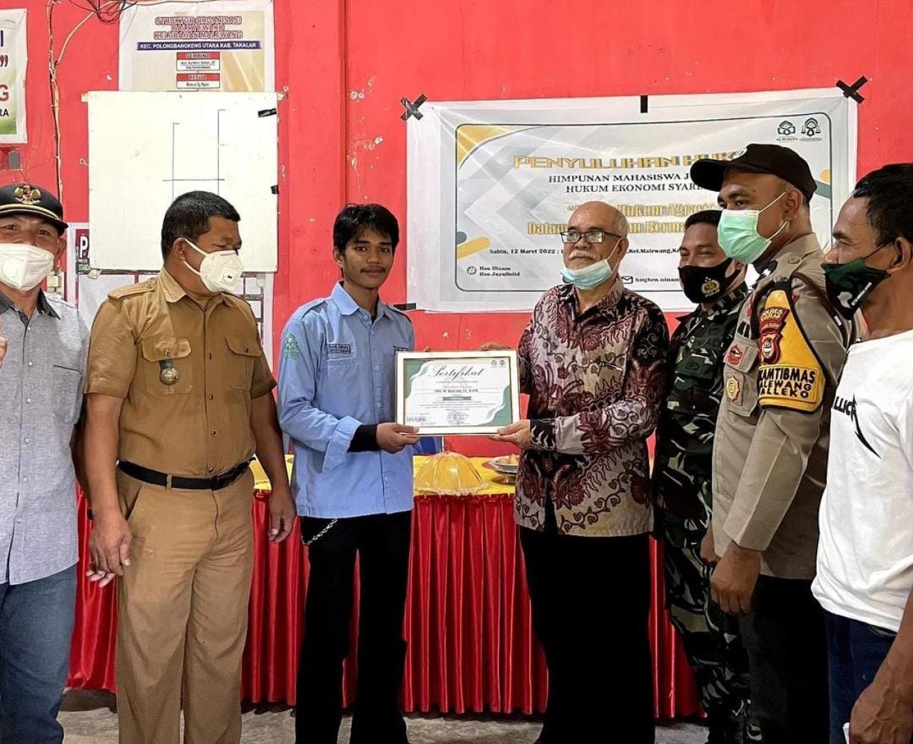 Gambar Aksi Nyata HMJ HES UIN Alauddin Di Kabupaten Takalar Beri Pemahaman Masyarakat Hukum Agraria