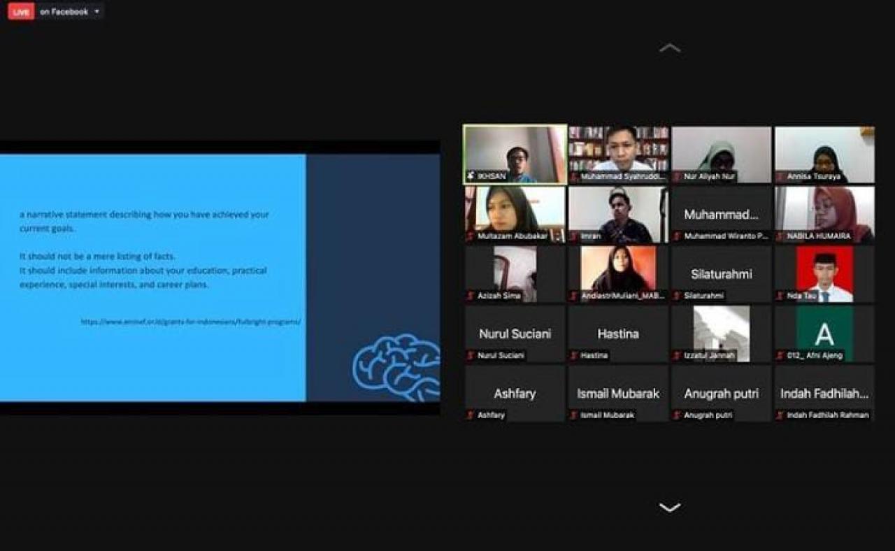 Gambar Alumni PBI FTK UIN Alauddin Beri Tips Penulisan Personal Statement untuk Beasiswa