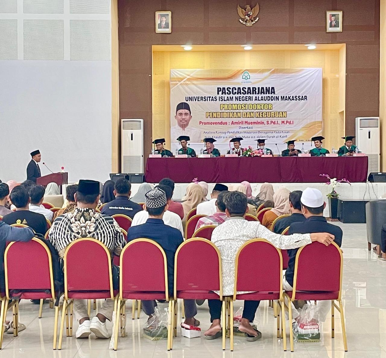 Gambar Amiril Mueminin Raih Gelar Doktor di UIN Alauddin Makassar