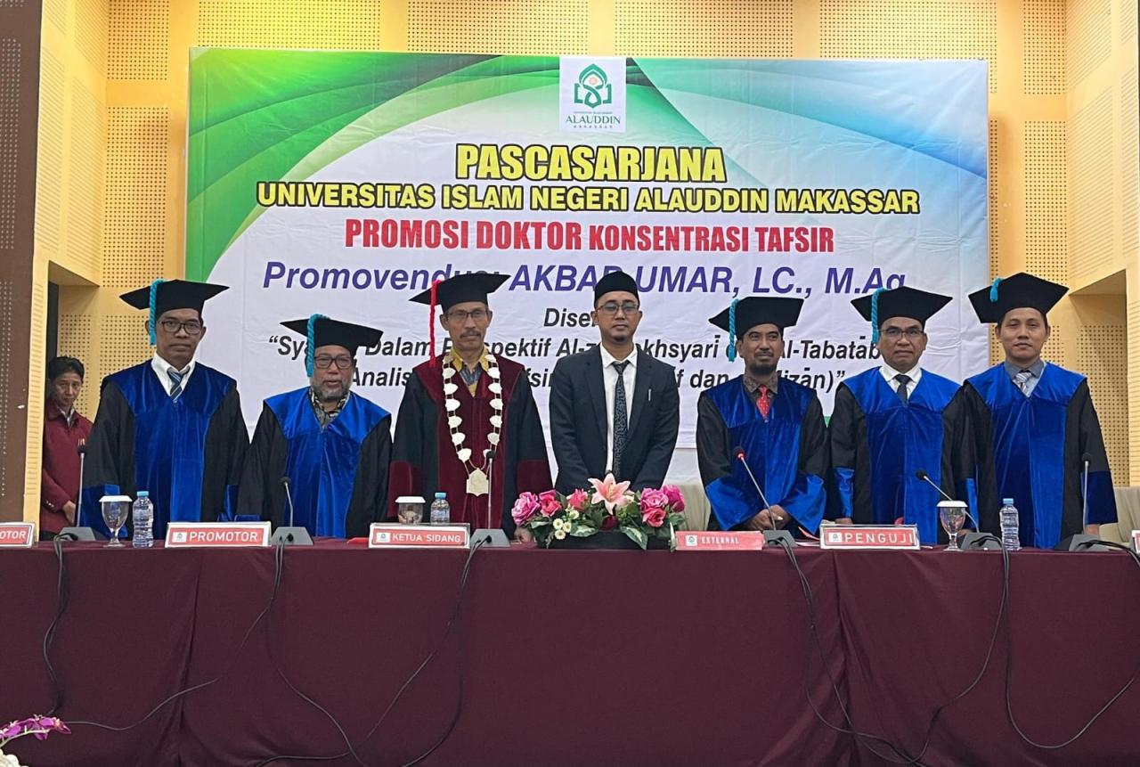 Gambar Analisis Kitab Tafsir al-Kasysy?f dan al-M?z?n Antarkan Akbar Umar Meraih Gelar Doktor
