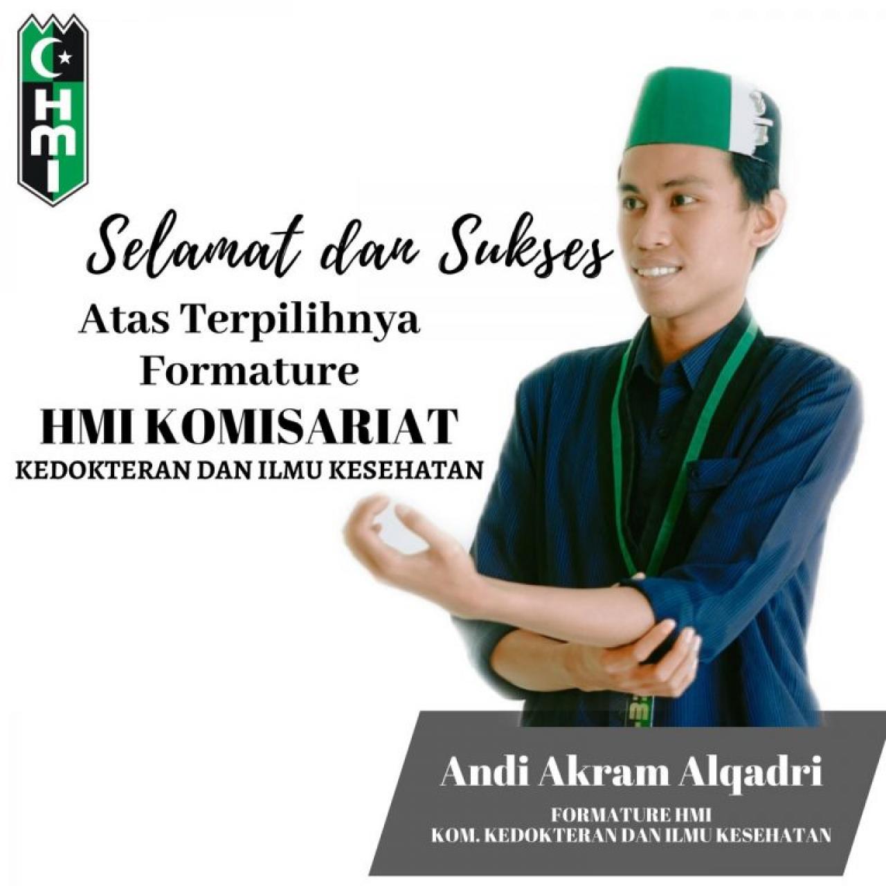 Gambar Andi Akram Terpilih Sebagai Nakhoda Baru HMI Komisariat Kedokteran dan Ilmu Kesehatan Cagora