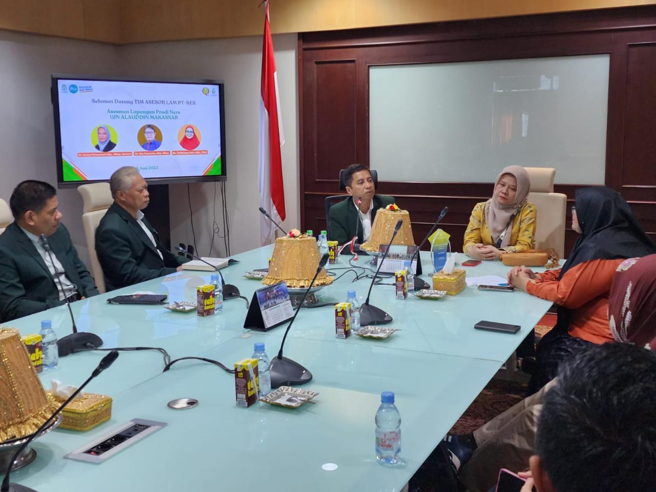 Gambar Asesor LAM-PTKes Lakukan Asesmen Lapangan Prodi Profesi Ners UIN Alauddin Makassar