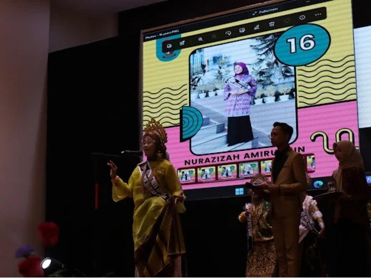 Gambar Azizah, Mahasiswi IKom UIN Makassar Jadi Duta dan Top 10 Putri Hijab Sulsel