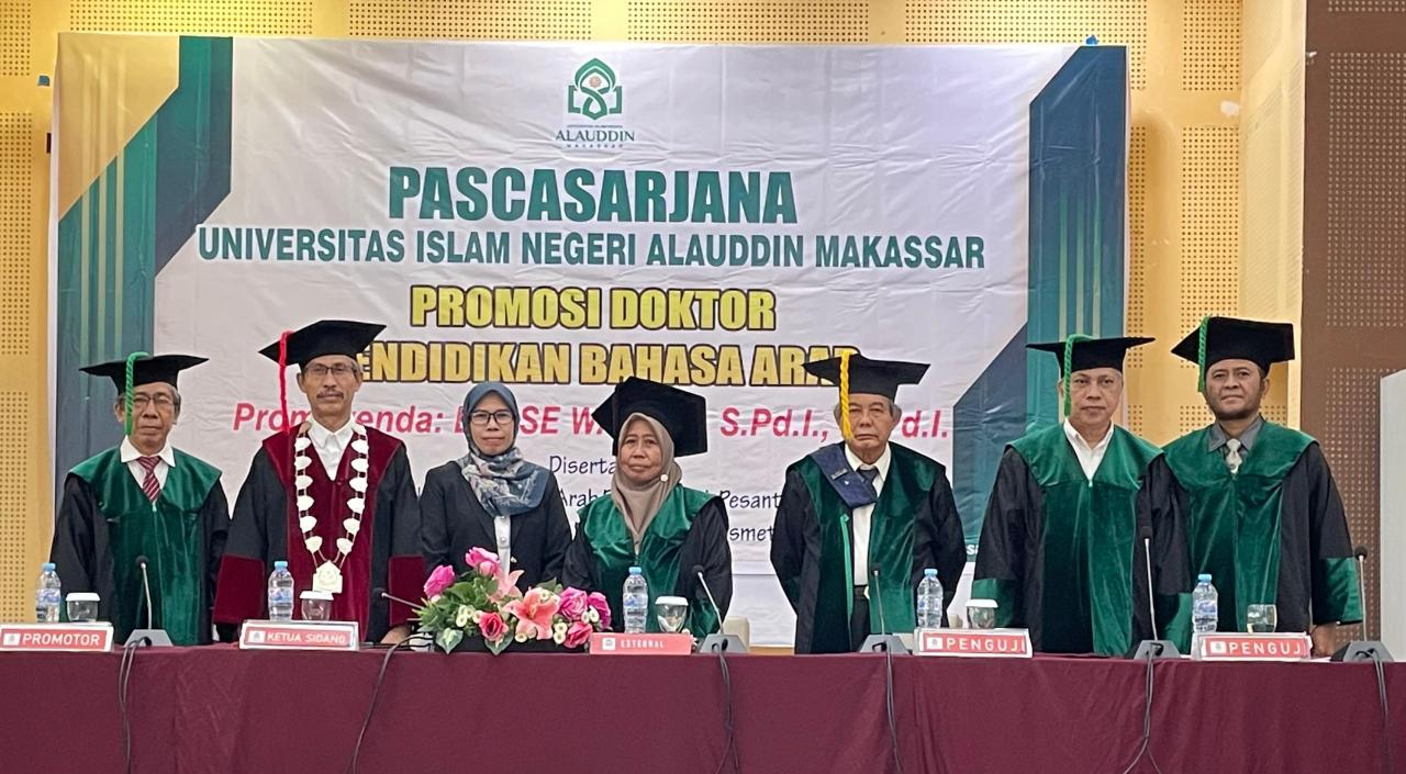 Gambar Bahas Pembelajaran Bahasa Arab pada Pondok Pesantren, Antarkan Besse Wahida Raih Gelar Doktor