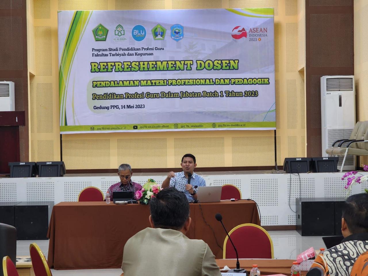 Gambar Beri Materi di LPTK UIN Alauddin, Mustofa Fahmi: PPG Benteng Terakhir Perbaikan Kualitas Guru