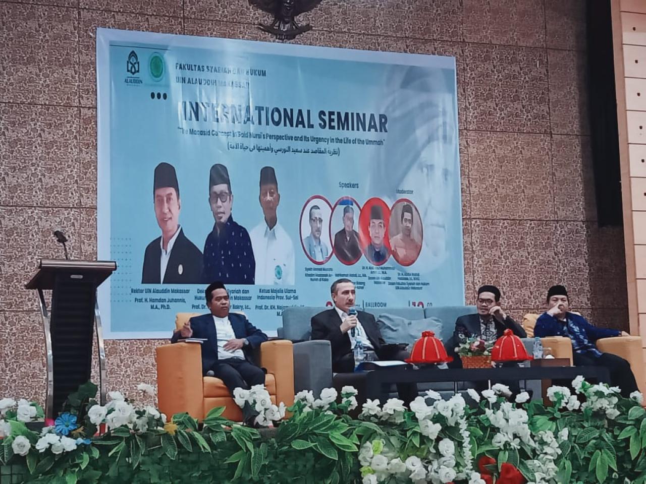 Gambar Bersama MUI Sulsel, FSH Gelar Seminar Internasional Bahas Pemikiran Said Nursi