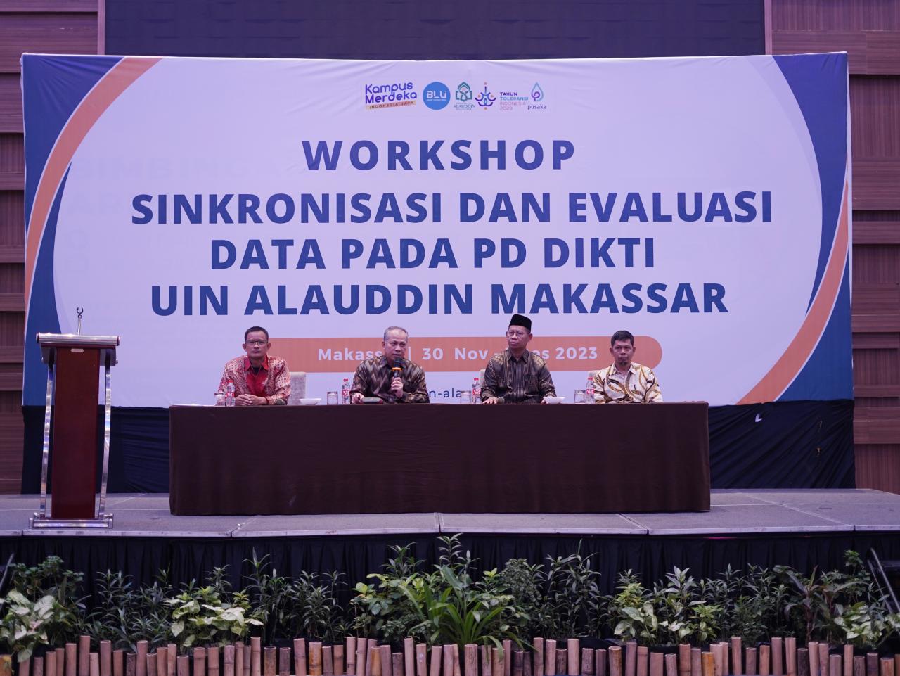 Gambar Bidang Akademik UIN Makassar Gelar Workshop Sinkronisasi dan Evaluasi Data PD Dikti