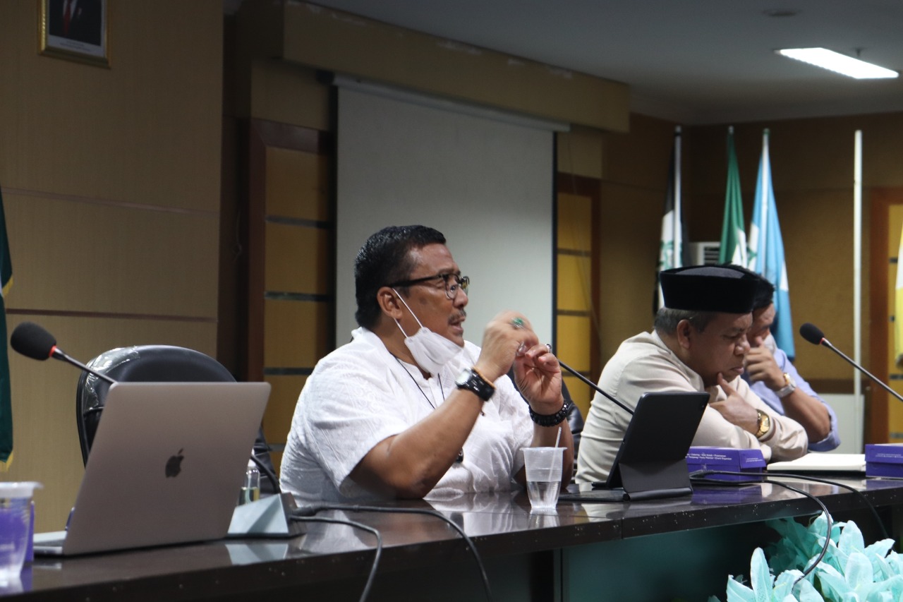 Gambar Bidang AUPK UIN Alauddin Rapat Penyamaan Persepsi dengan Penjaminan Mutu Terkait Pengimputan IKU