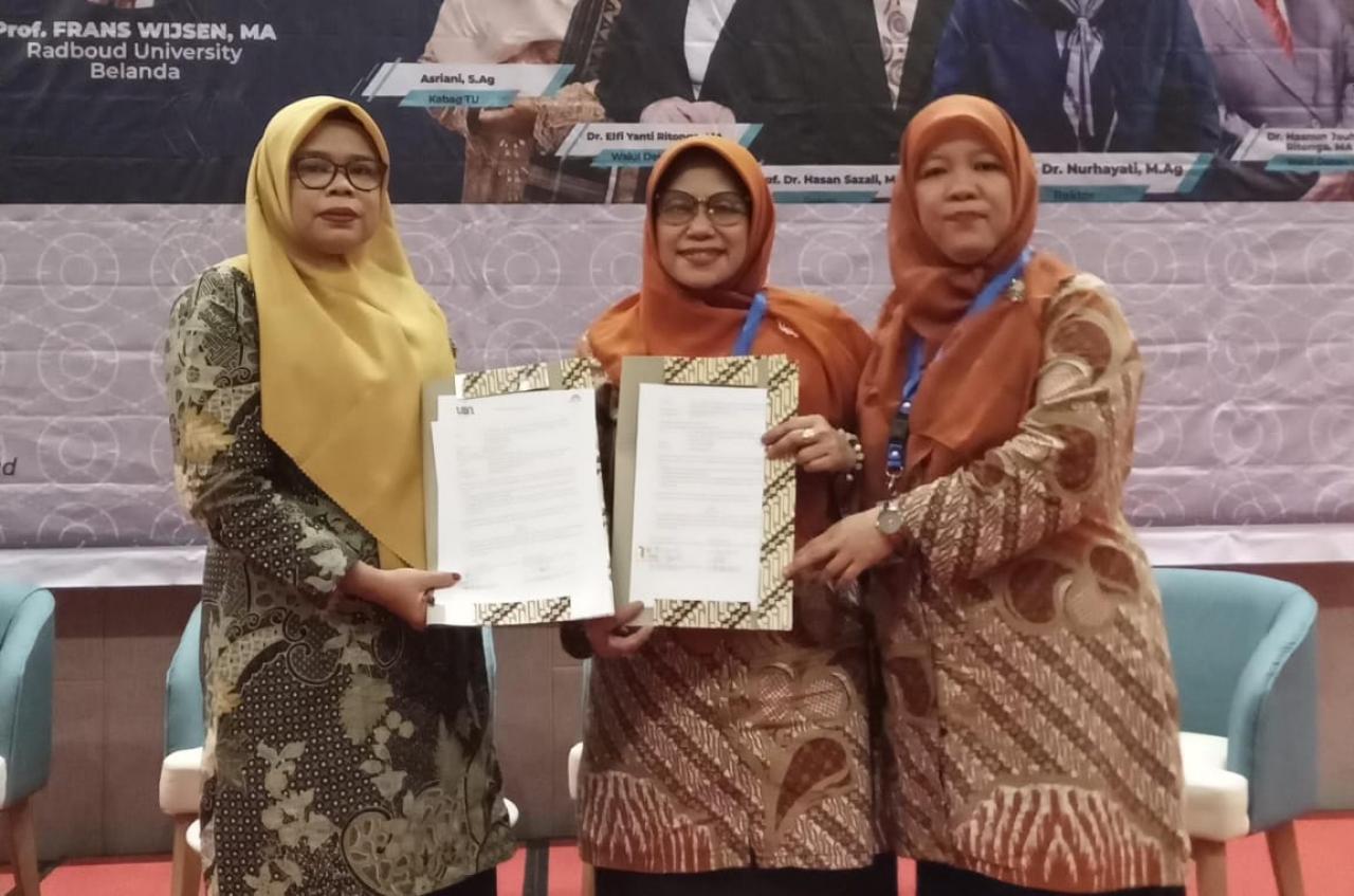 Gambar BPI UIN Alauddin Tandatangani PKS dengan BPI UINSU dan BKI UIN Sunan Kalijaga