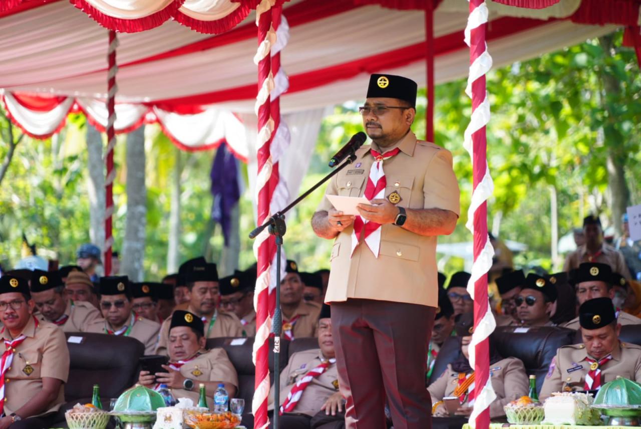 Gambar Buka PWN 2023, Menag Minta Pramuka PTKN Harus Adaptif Rawat Keberagaman dan Perdamaian