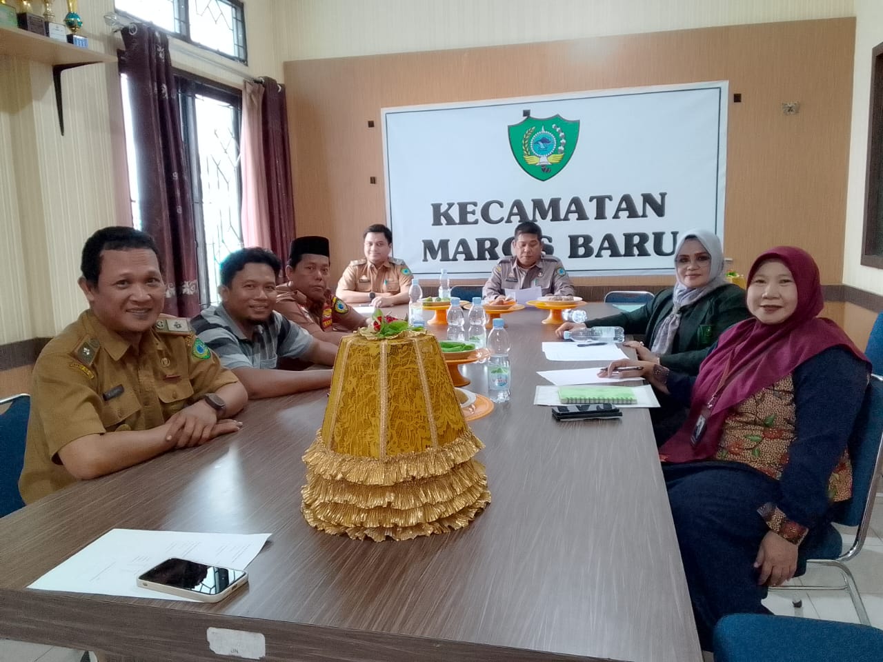 Gambar Camat Maros Baru Siap Terima Mahasiswa KKN UIN Alauddin