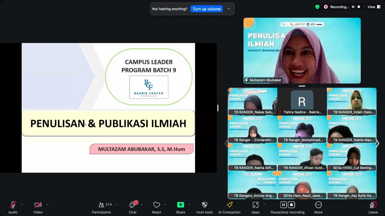 Gambar Capacity Building Nasional CLP Batch 9 Hadirkan Dosen Prodi PBI UIN Alauddin Jadi Narasumber