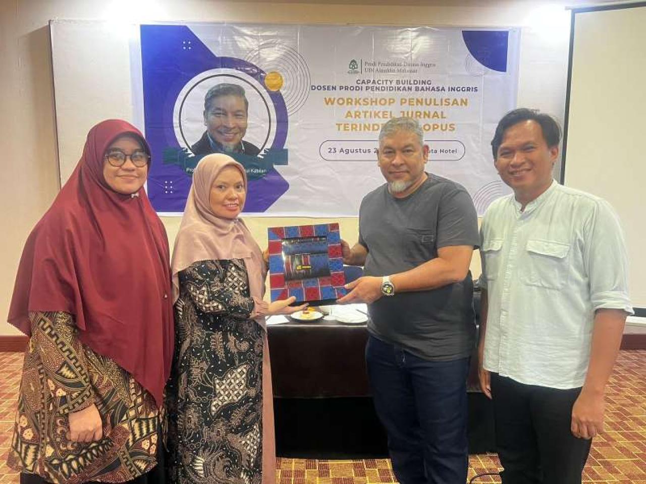 Gambar Capacity Building Prodi PBI UIN Alauddin, Hadirkan Editor Jurnal Scopus