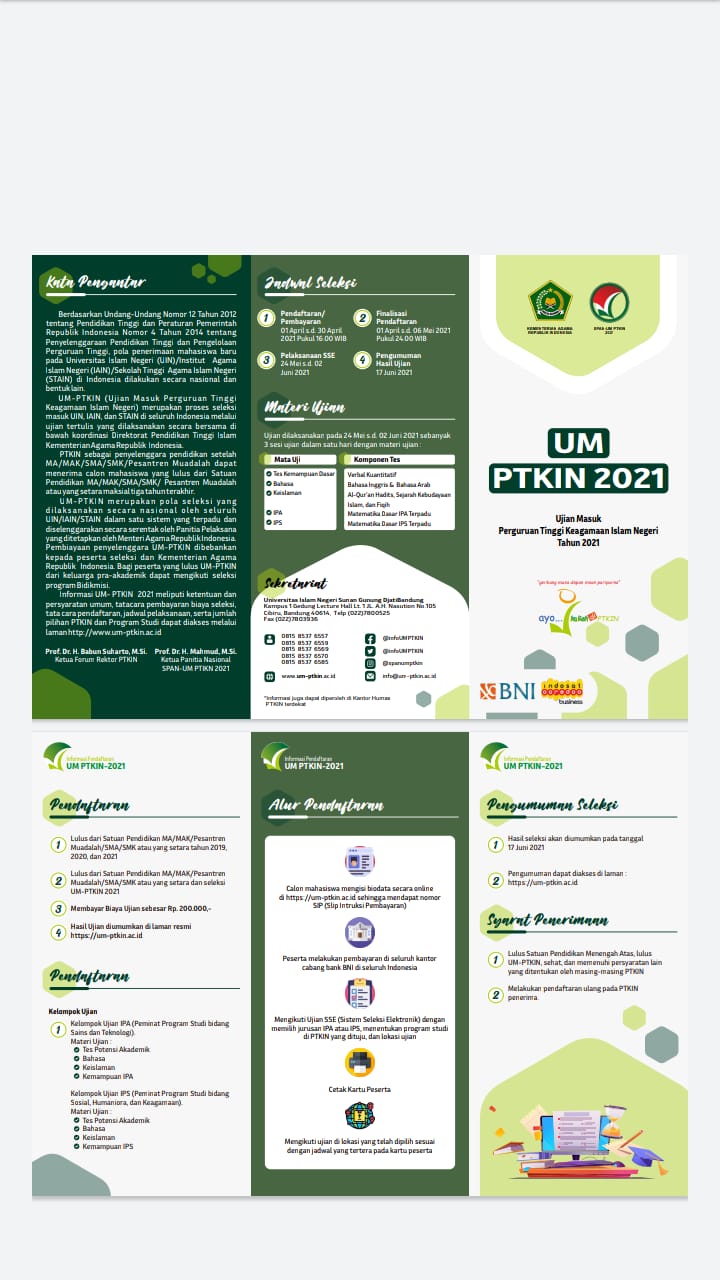Gambar Catat Tanggalnya, Jalur UMPTKIN UIN Alauddin Akan Buka pada 1 April 2021