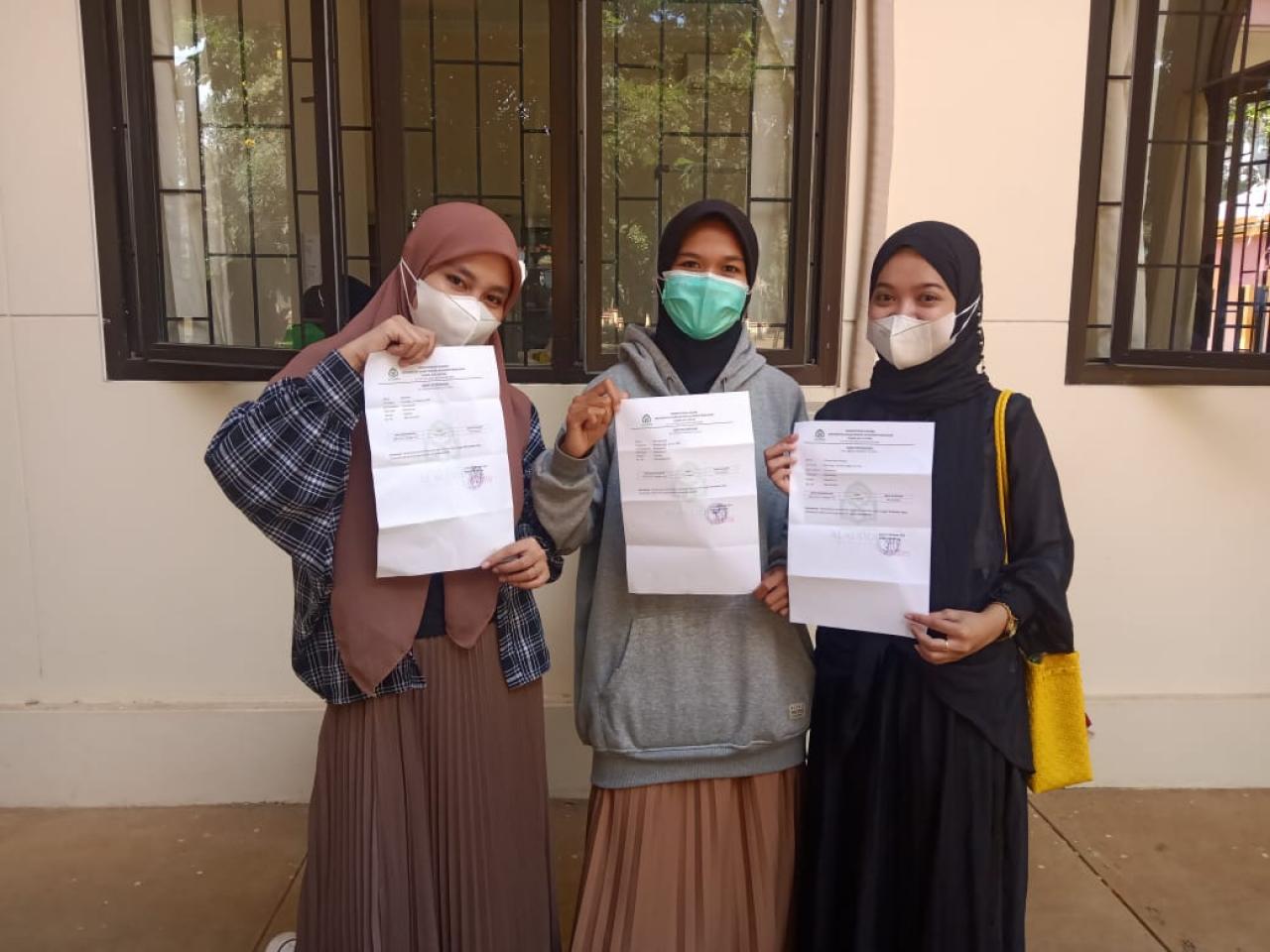 Gambar Cegah Penularan Covid-19, Peserta KKN Angkatan 66-67 UIN Alauddin Lakukan Swab Antigen