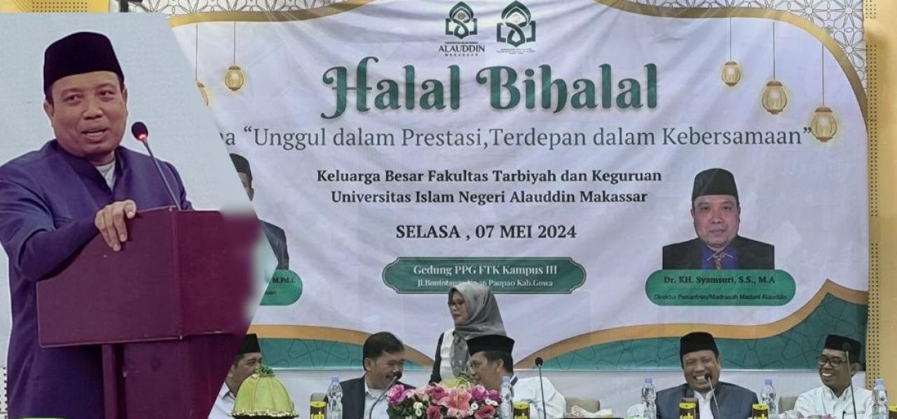 Gambar Cermah Halal Bihalal, Ketua Prodi PAI UIN Alauddin Bahas Pentingnya Silaturahmi