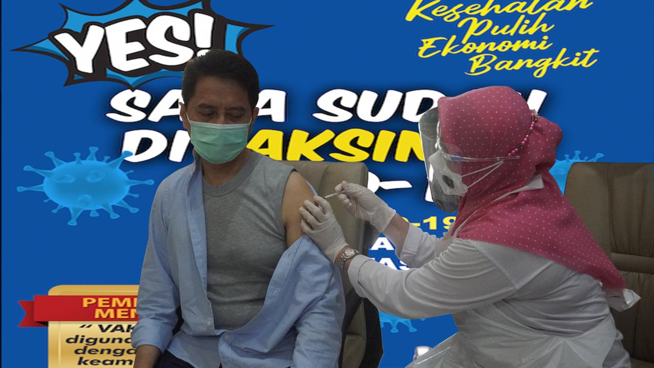 Gambar Civitas Akademika UIN Alauddin Terima Vaksinasi Covid-19 Dosis Pertama