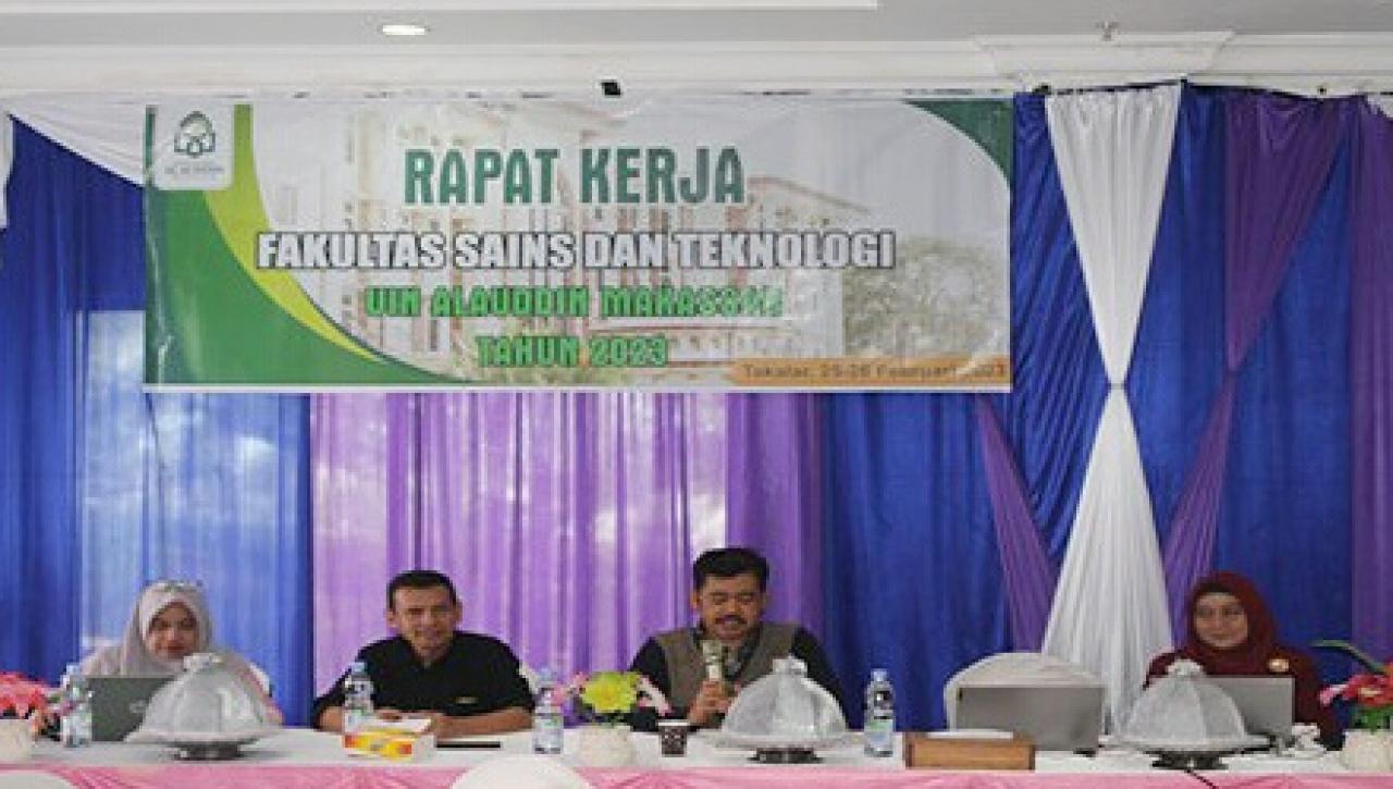 Gambar Dekan FST UIN Alauddin Minta Renstra Jadi Perhatian pada Raker 2023