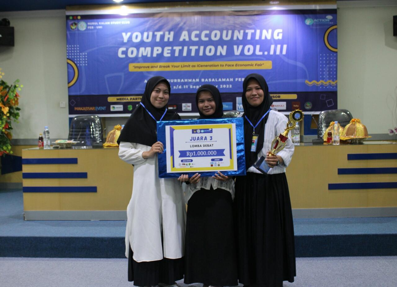 Gambar Delegasi Aldeba UIN Alauddin Juara III di YAC Vol III Sulsel