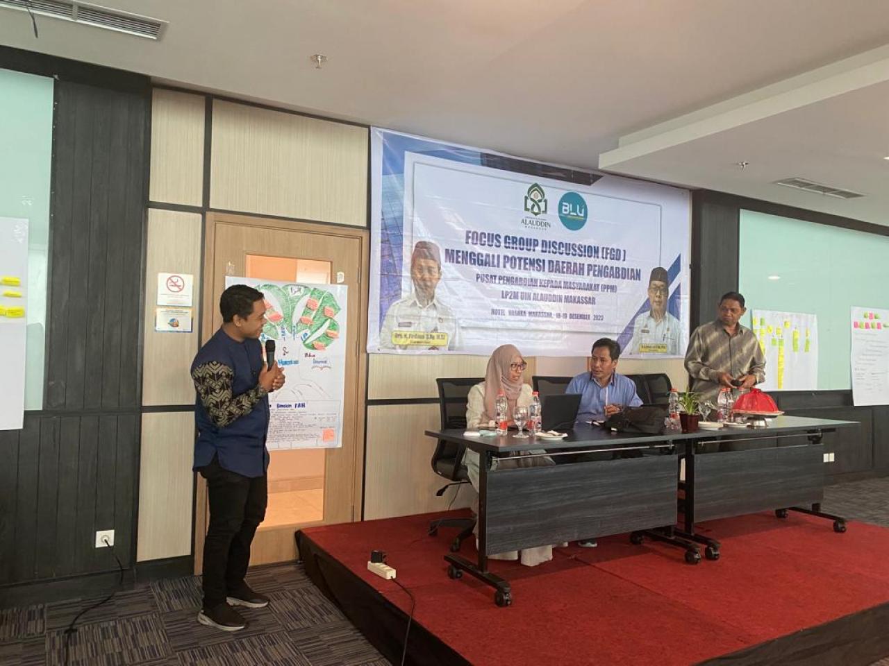 Gambar Delegasi FAH Paparkan Program Literasi Informasi pada FGD PPM LP2M UIN Alauddin