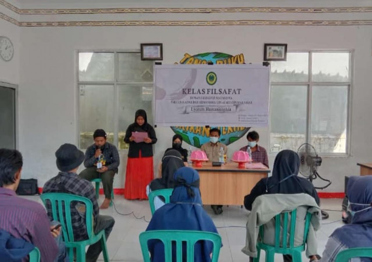 Gambar Dema FAH UIN Alauddin Makassar Gelar Kelas Filsafat