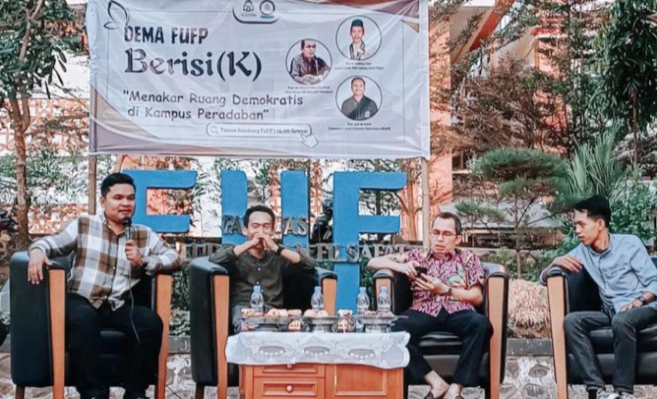 Gambar Dema FUF UIN Alauddin Bahas Ruang Demokrasi di Kampus Melalui Dialog