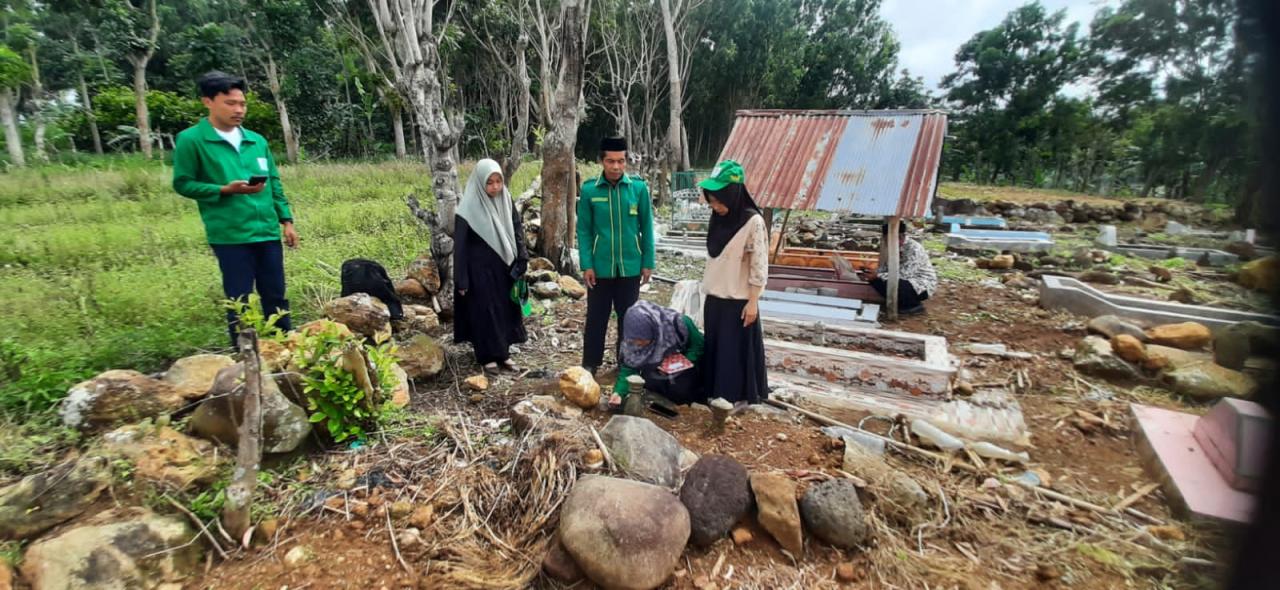 Gambar Di Gowa, Mahasiswa KKN UIN Makassar Verikasi Arah Kiblat Masjid dan TPU