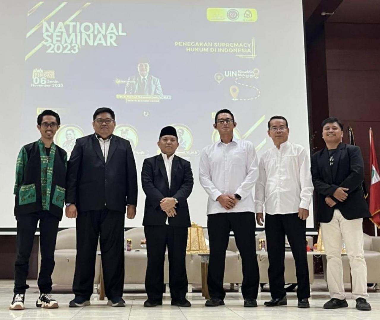 Gambar Dies Natalis FSH UIN Alauddin, Gelar Seminar Nasional Bertajuk Supremasi Hukum