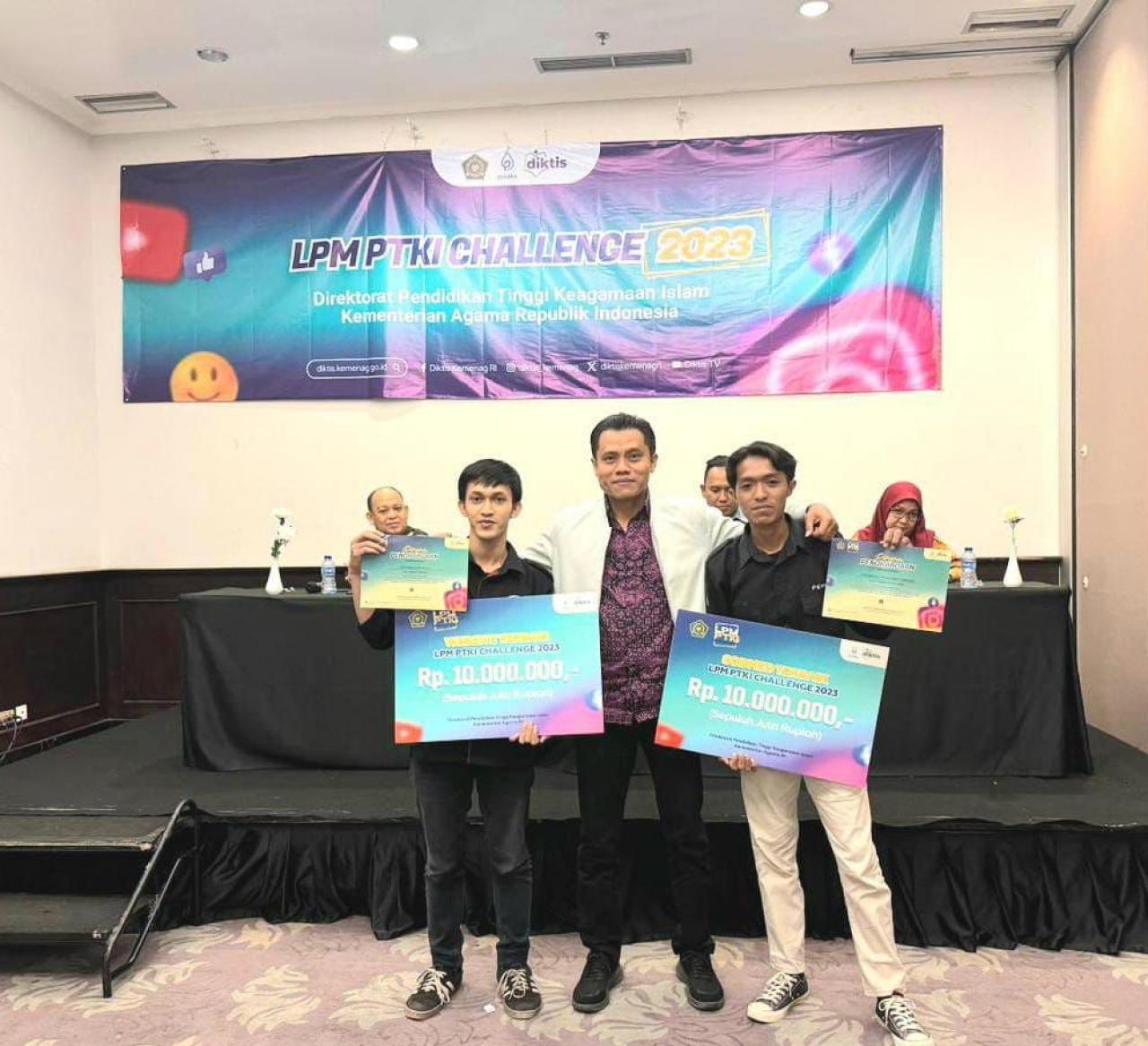 Gambar Diktis Kemenag RI Beri Penghargaan UKM LIMA Washilah UIN Alauddin, Pengelola Sosmed Terbaik 1