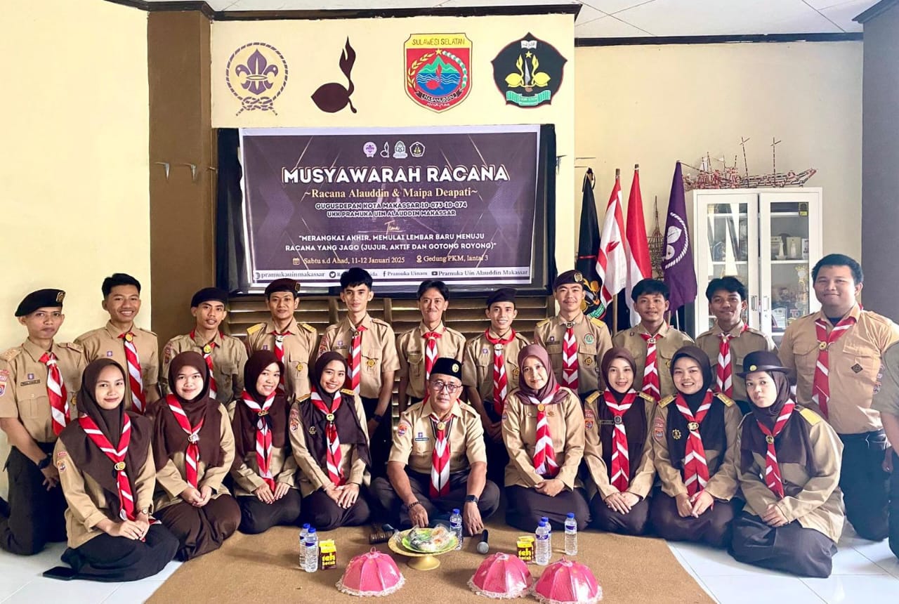 Gambar Dosen Bahasa dan Sastra Arab Buka Musyawarah Racana Pandega UKM Pramuka UIN Alauddin