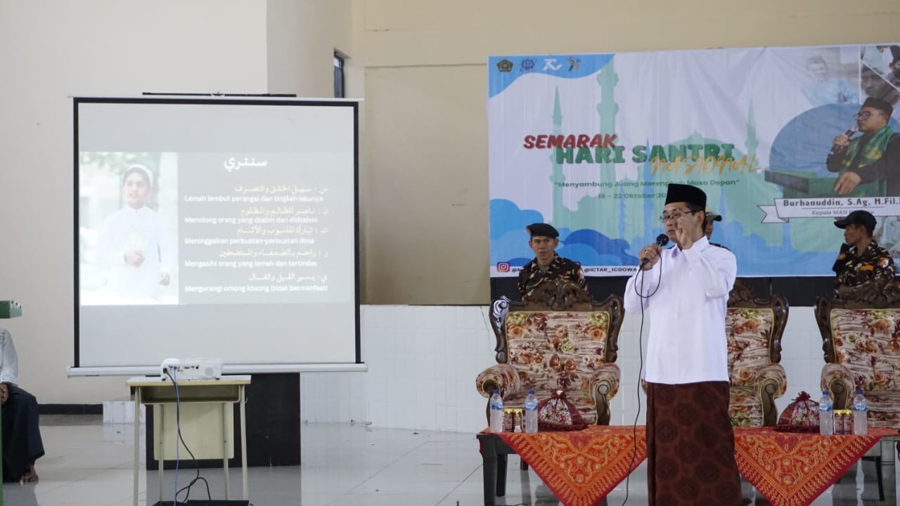 Gambar Dosen BSA Jadi Pemateri di Semarak Hari Santri Man Insan Cendekia Gowa