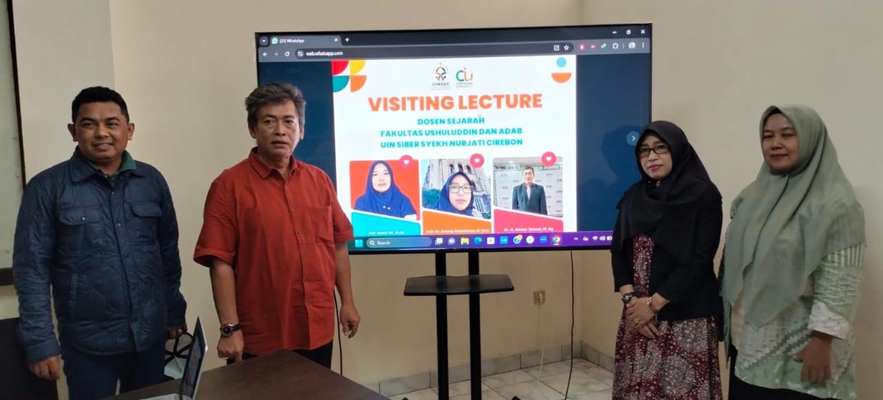 Gambar Dosen BSA, Prof Muhammad Yusuf Adakan Visiting Lecturer di UIN Siber Syekh Nurjati Cirebon