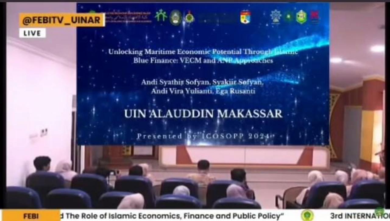 Gambar Dosen dan Mahasiswa Ekonomi Islam UIN Alauddin Raih Dua Penghargaan di ICOSOPP 2024