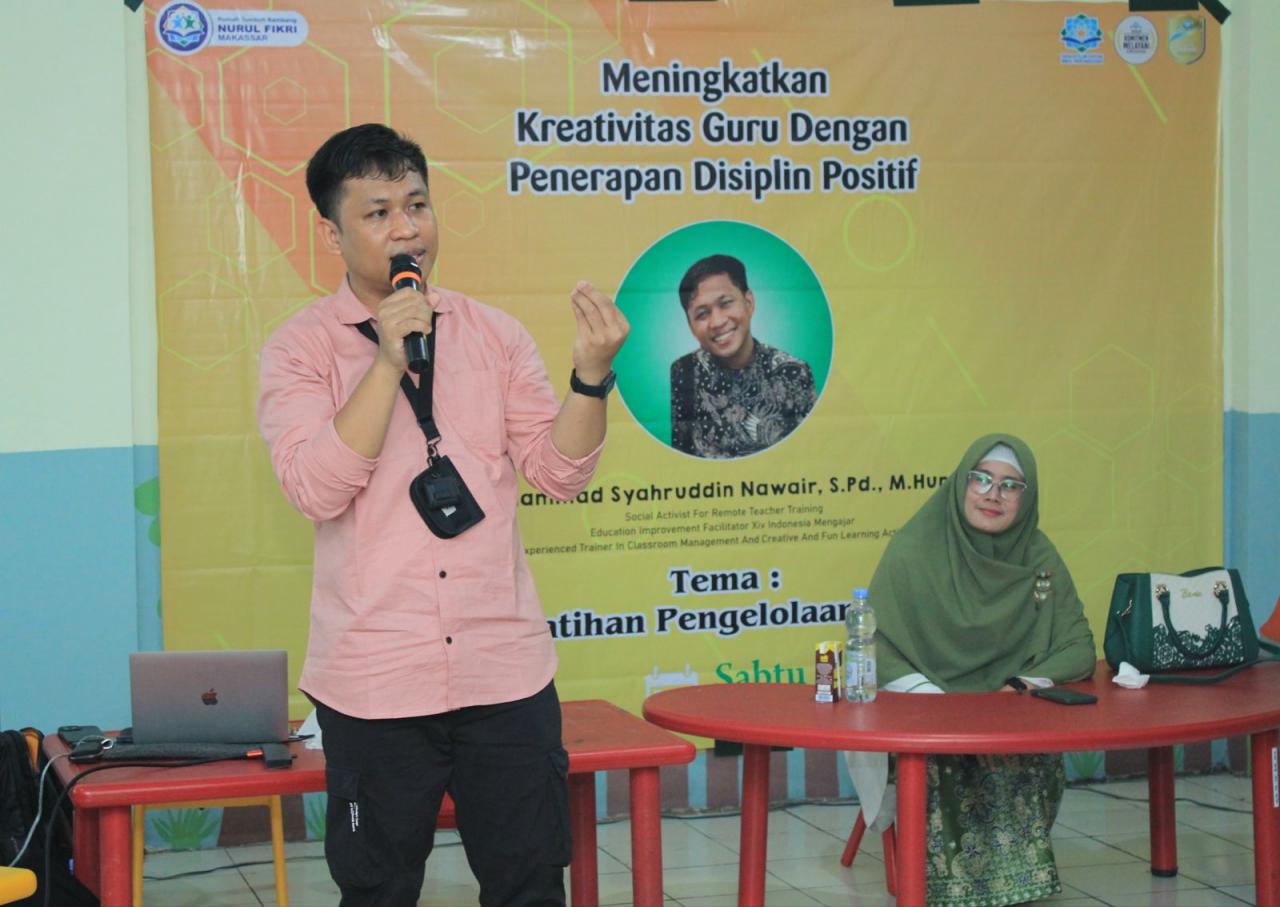 Gambar Dosen PBI UIN Alauddin Latih Guru SIT Nurul Fikri Kelola Kelas dan Disiplin Positif