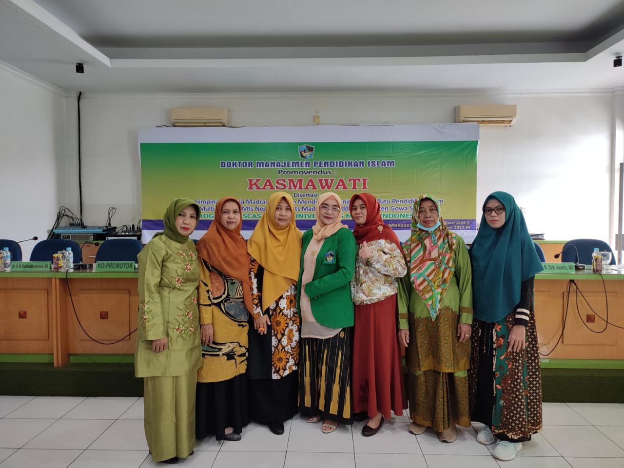 Gambar Dosen Prodi MPI UIN Alauddin Dr Kasmawati MM Raih Gelar Doktor Predikat Sangat Memuaskan