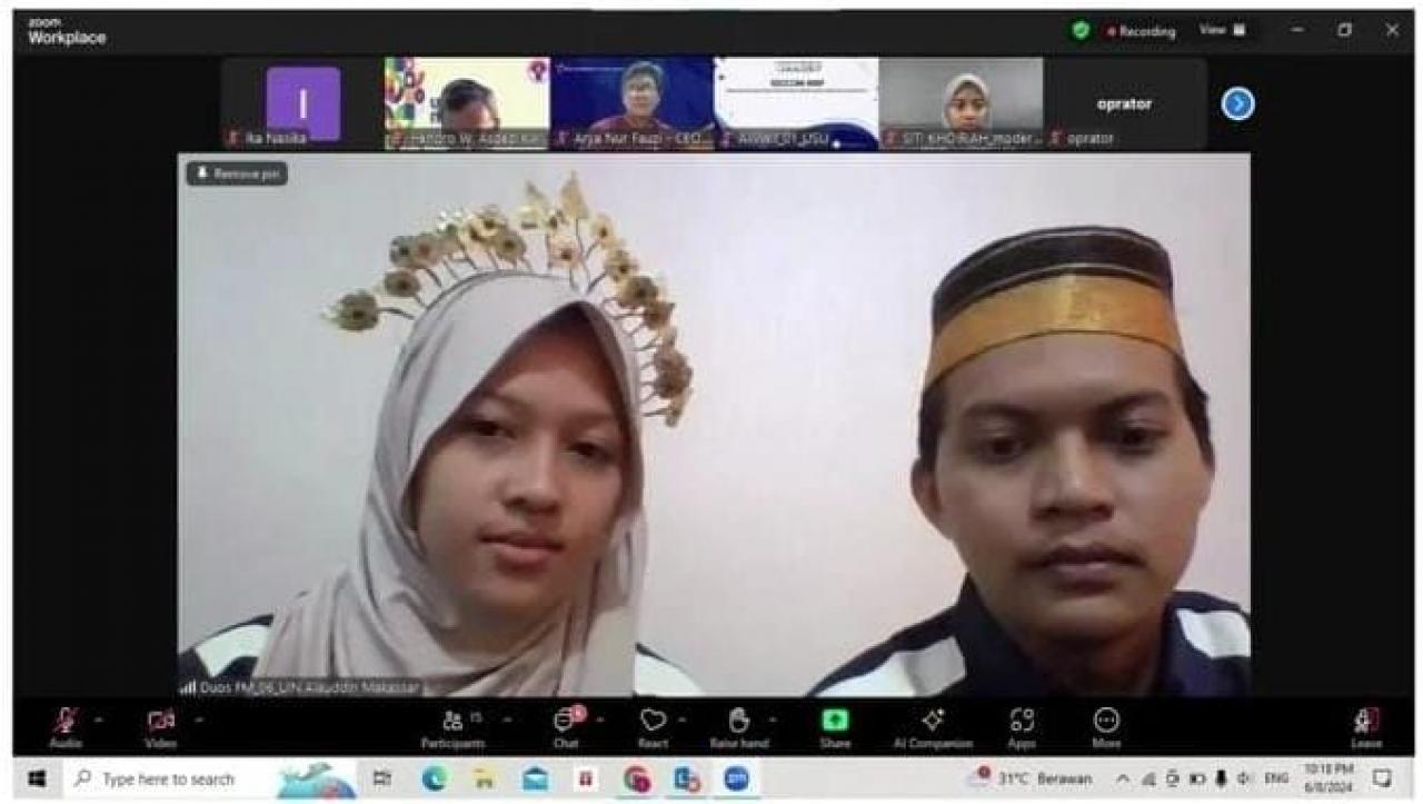 Gambar Dua Mahasiswa FEBI UIN Alauddin Juara I Lomba Business Plan di UIN Banten