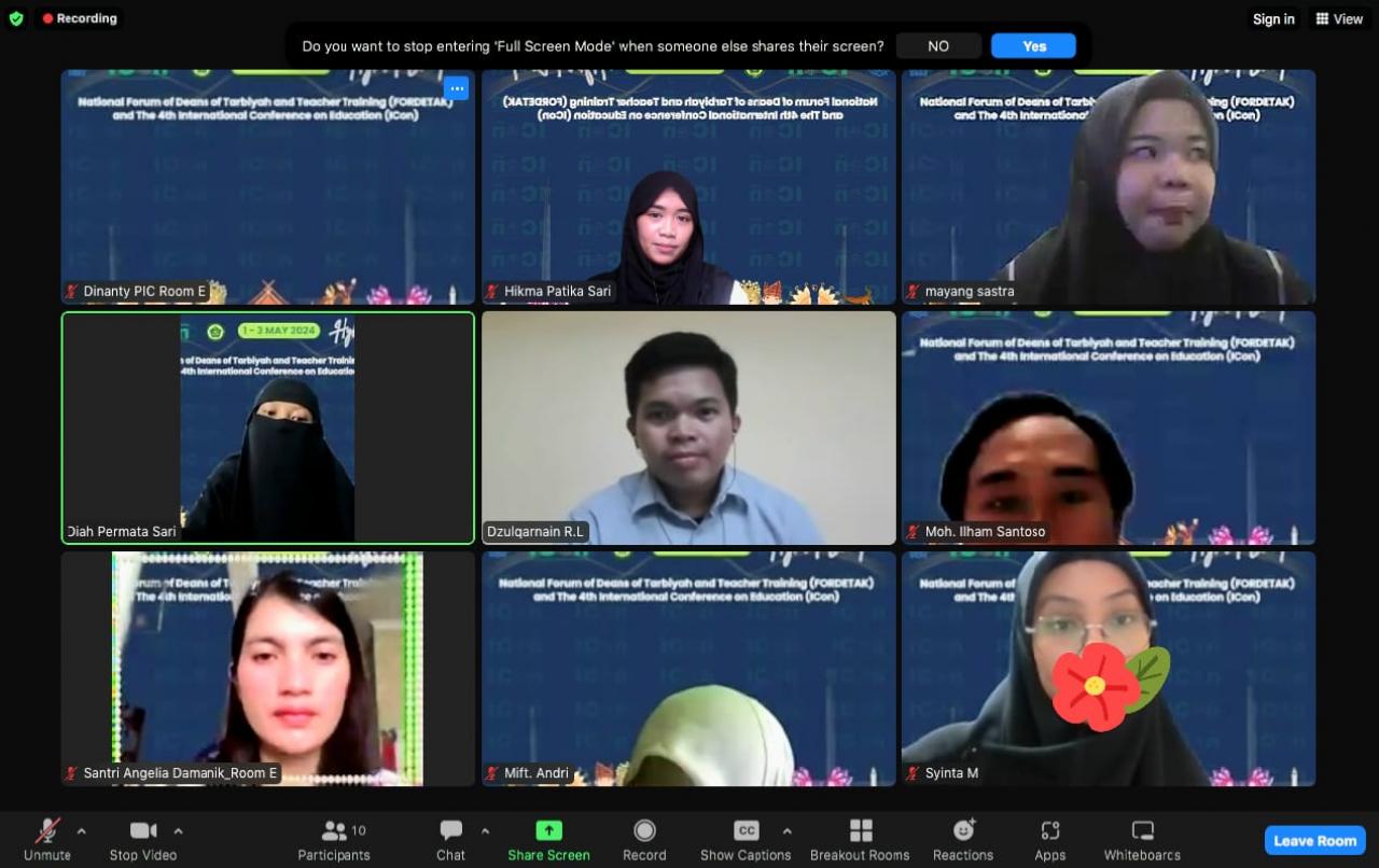 Gambar Dua Mahasiswa PBI UIN Alauddin Presentase Penelitian di Konferensi Internasional