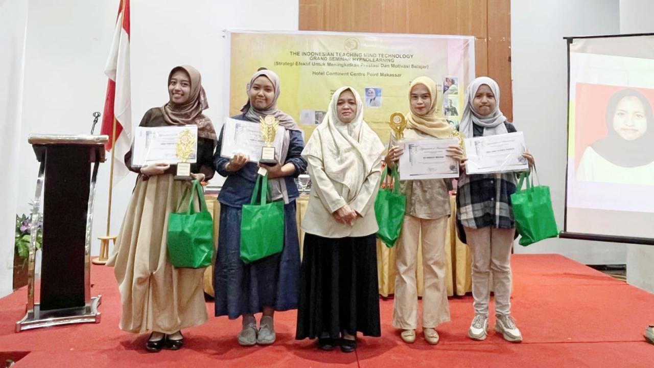 Gambar Dua Mahasiswi Prodi PBI UIN Alauddin Raih Personal Appreciation of Achievement pada Seminar Hypnolea