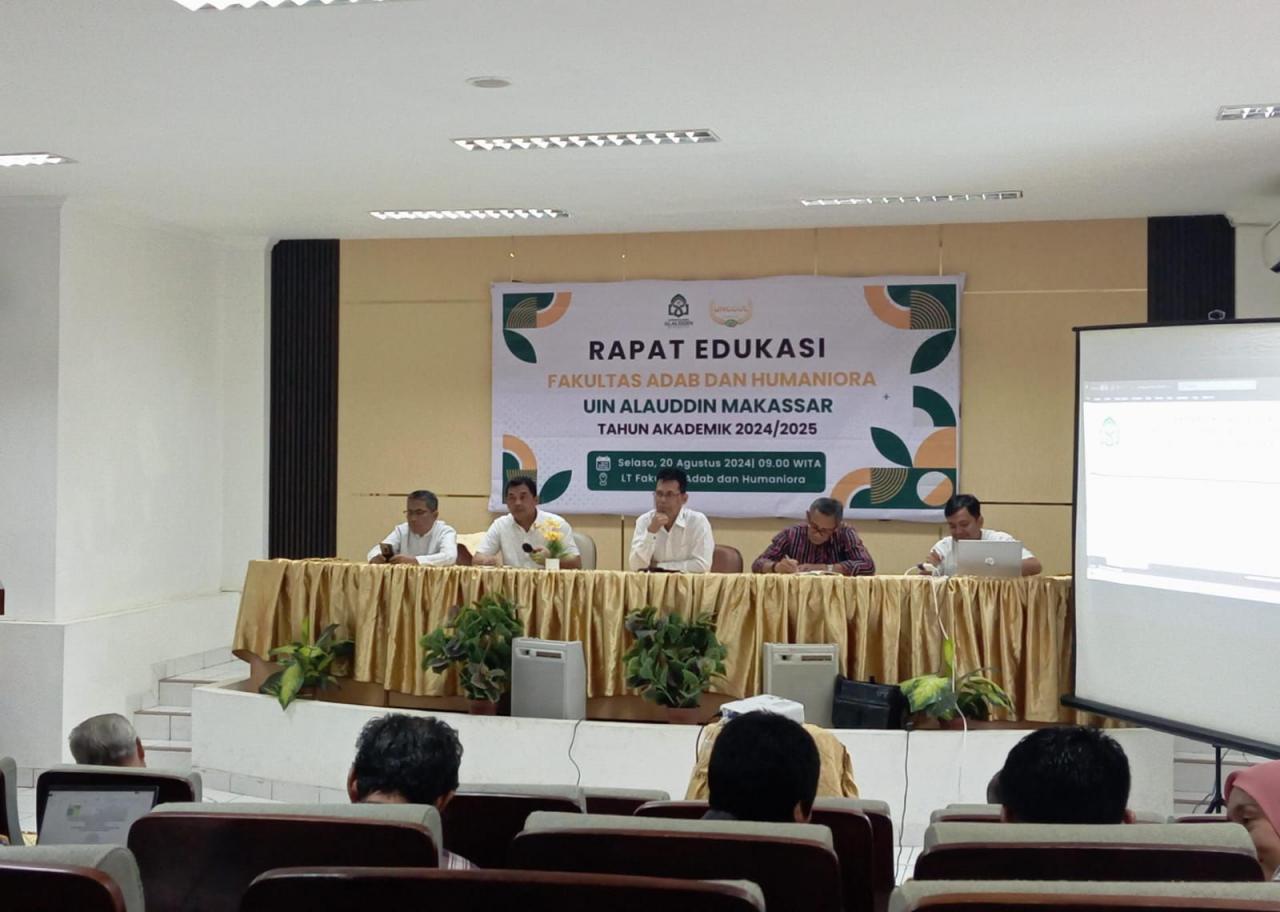 Gambar FAH UIN Alauddin Rapat Edukasi Persiapan Kuliah Semester Ganjil 2024/2025