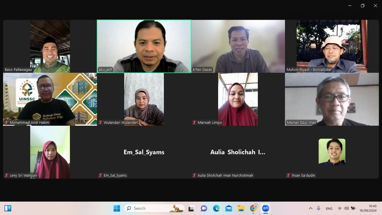 Gambar FAH UINAM Kolaborasi dengan FUA UIN Cirebon Gelar  Perkuliahan MBKM