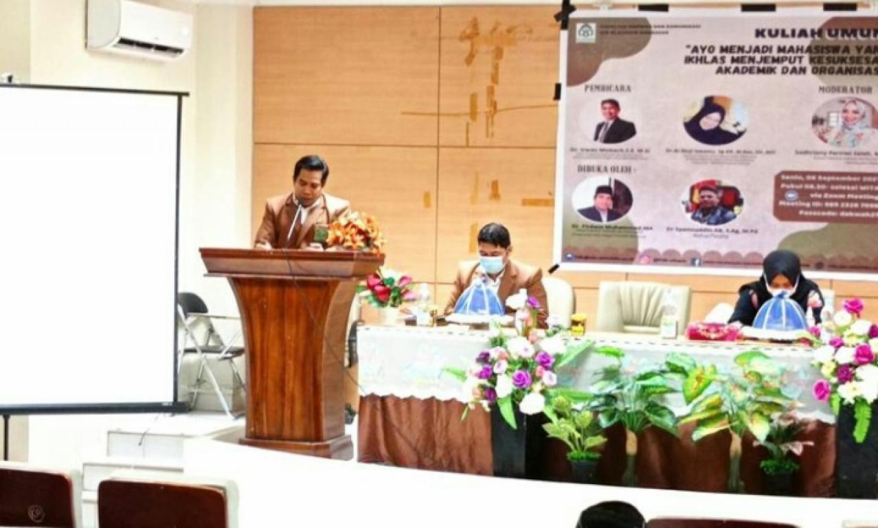 Gambar FDK UIN Alauddin Gelar Kuliah Umum, Beri Kiat Sukses Akademik dan Organisasi