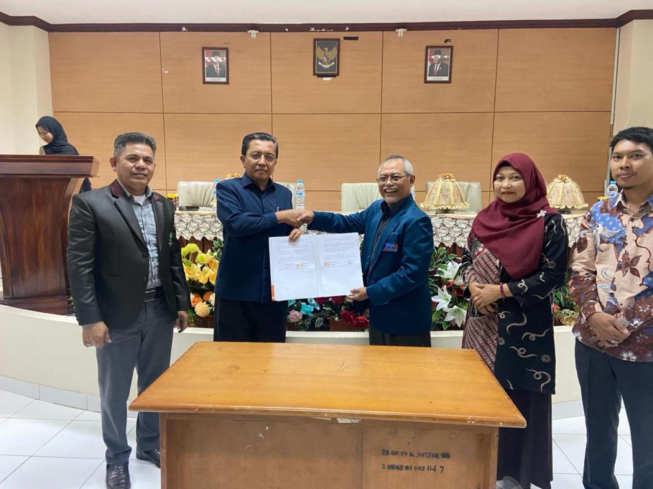 Gambar FDK UIN Alauddin Makassar dan IPSPI Sulsel Teken MoA