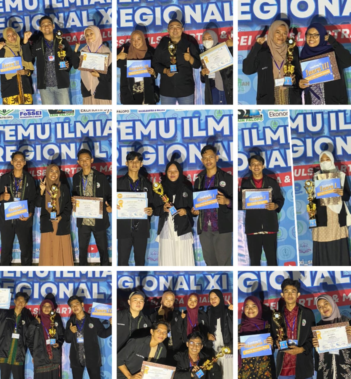 Gambar Forkeis UIN Alauddin Kantongi 11 Medali di Temilreg FoSSEI Sulselbartra dan Maluku