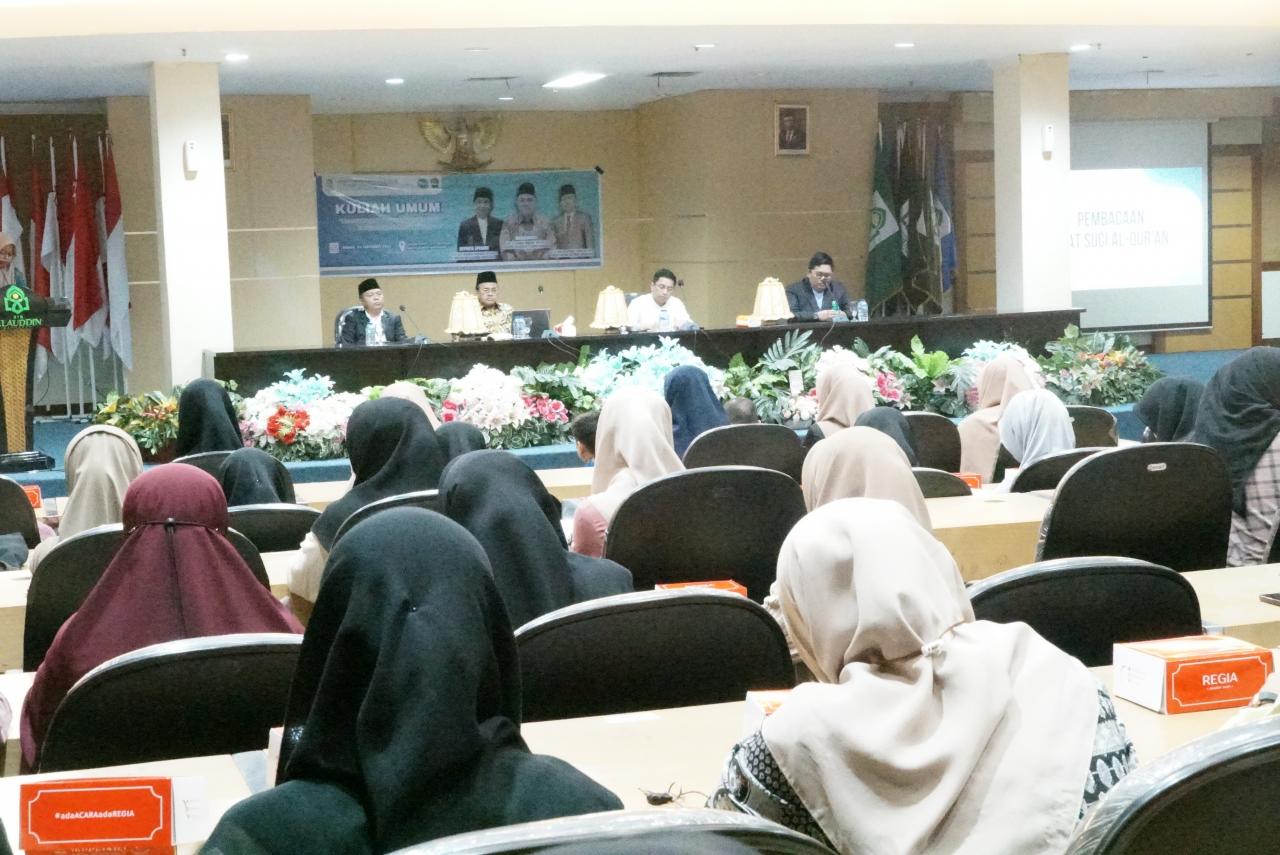 Gambar FSH UIN Alauddin Gelar Kuliah Umum: Indonesia Menuju Pusat Ekonomi Syariah Dunia