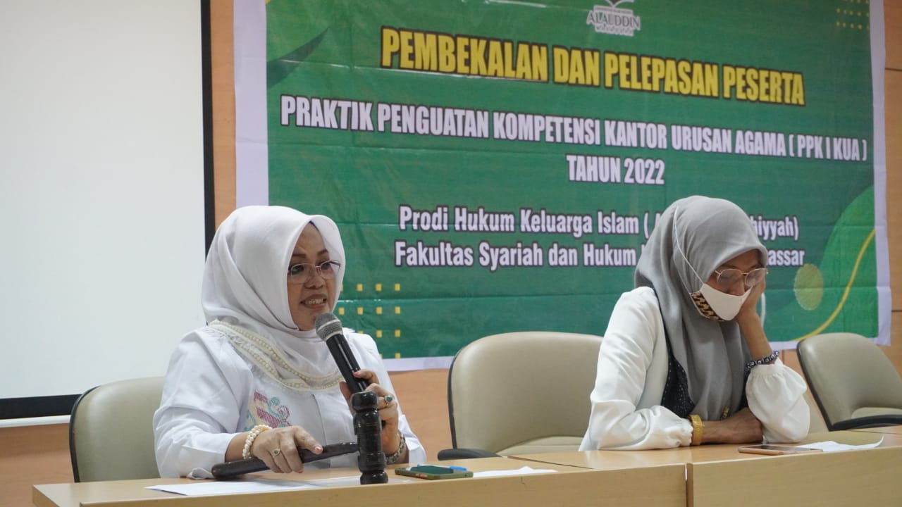 Gambar FSH UIN Alauddin Gelar Pembekalan dan Pelepasan Peserta PPK KUA Prodi HKI