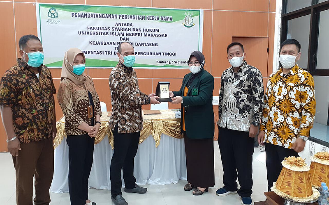 Gambar FSH UIN Alauddin Teken Perjanjian Kerja Sama dengan Kejari Bantaeng