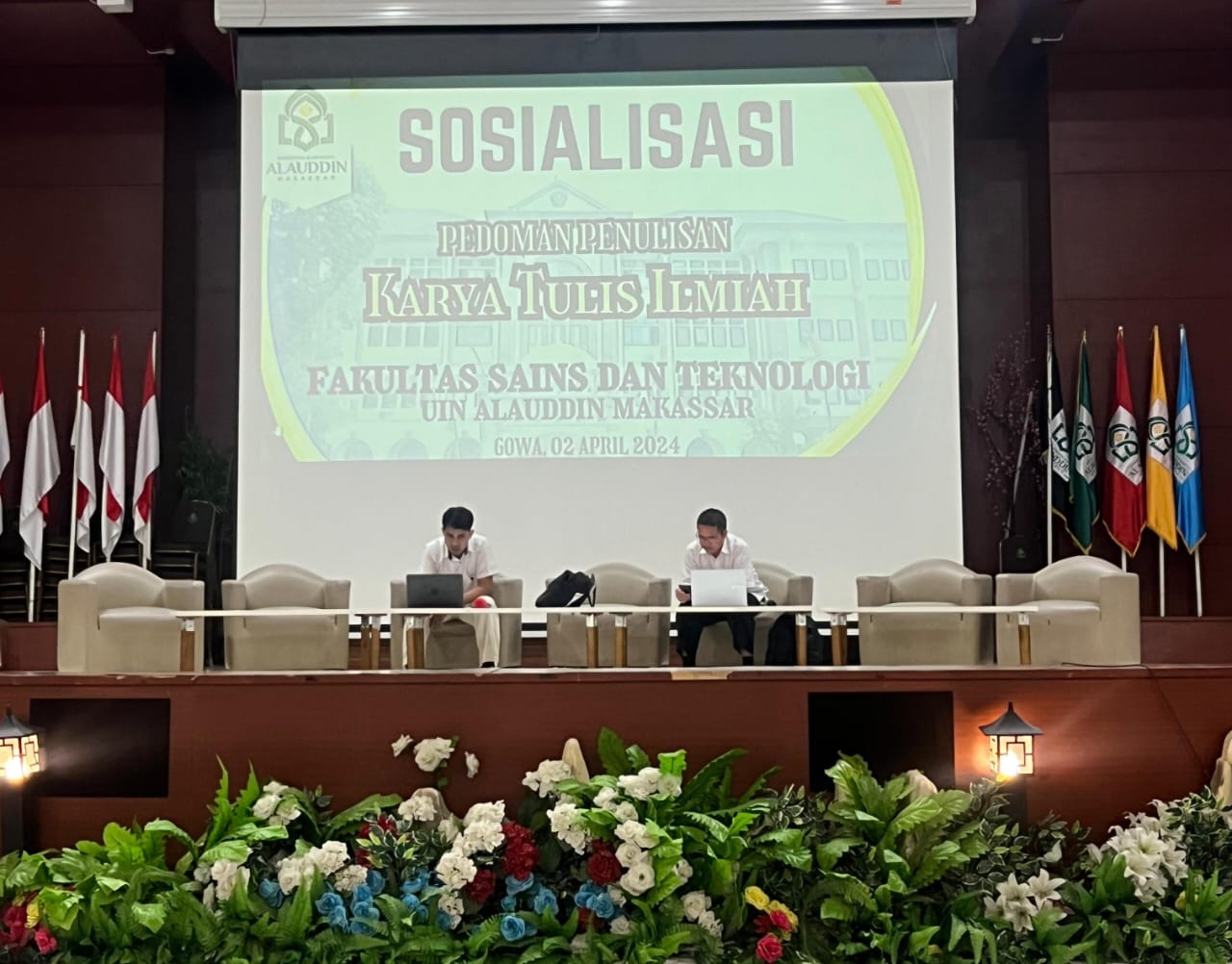 Gambar FST Gelar Sosialisasi Pedoman Penulisan KTI