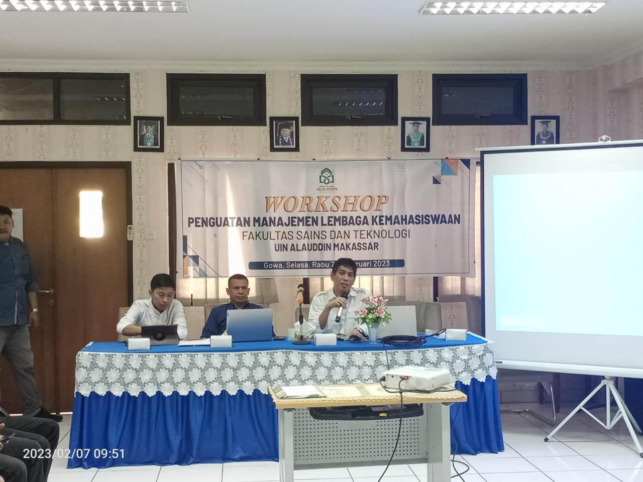 Gambar FST Gelar Workshop Penguatan Manajemen Pengurus Lembaga Kemahasiswaan