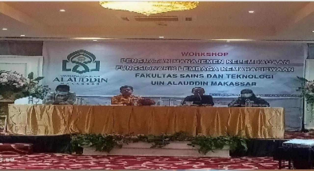 Gambar FST UIN Alauddin Adakan Workshop Penguatan Manajemen Kelembagaan Bagi LK