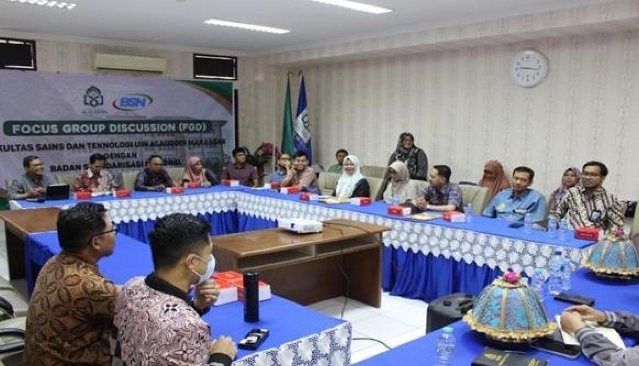 Gambar FST UIN Alauddin Bangun Konektivitas Perguruan Tinggi dengan BSN Melalui FGD